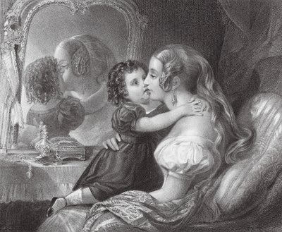 Não Chores, Mamã (gravura) de Thomas A. Woolnoth