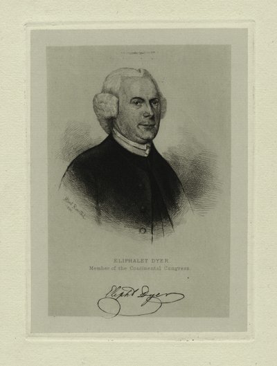 Eliphalet Dyer (gravura) de Thomas Addis (after) Emmet