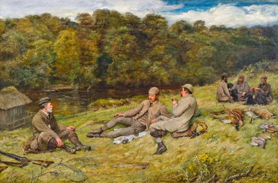 Festa de Caça em Stobhall (Perthshire) de Thomas Alexander Ferguson Graham