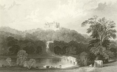 Castelo de Belvoir, Leicestershire de Thomas Allom