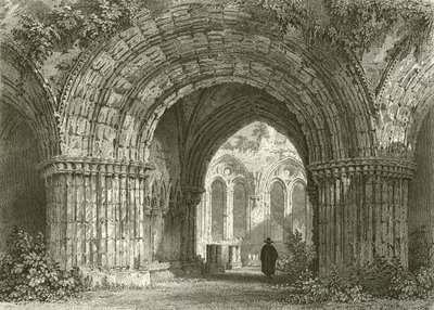 Casa do Capítulo, Abadia de Furness de Thomas Allom
