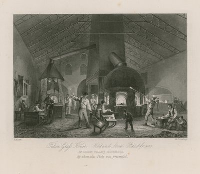Casa de vidro do falcão de Thomas Allom