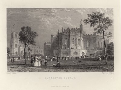 Castelo de Lancaster de Thomas Allom
