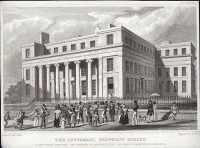 Liverpool Infirmary, Brownlow Street de Thomas Allom