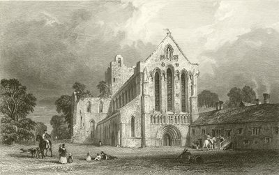Llanercost Priory, Cumberland de Thomas Allom