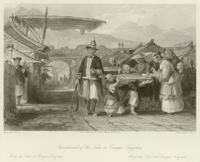 Punição do Tcha ou Cangue de Thomas Allom