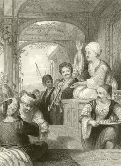 O Medak, ou contador de histórias oriental de Thomas Allom