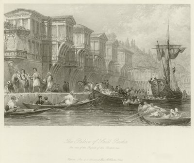 O Palácio de Said Pasha de Thomas Allom