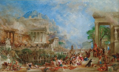 O saco de Corinto, 1870 de Thomas Allom