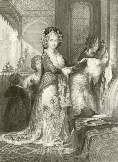 O favorito Odalique de Thomas Allom