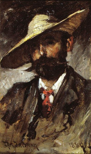 Auto-retrato de Thomas Austen Brown
