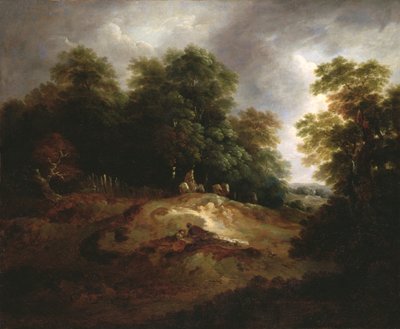 The Edge of the Common (óleo sobre tela) de Thomas Barker of Bath