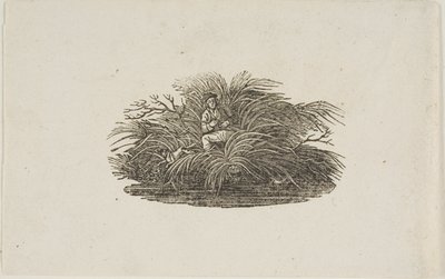 Tailpiece: Man in Bush de Thomas Bewick