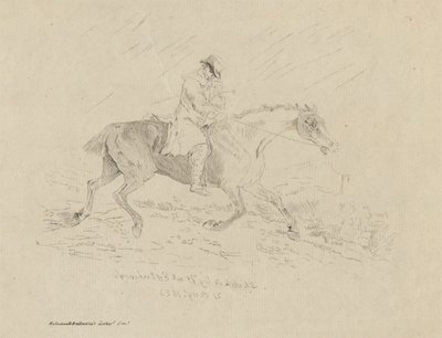 O Trote do Cadger de Thomas Bewick