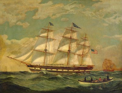 Navio Houqua de Thomas Birch