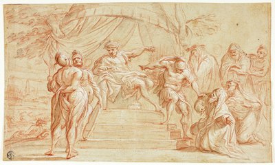 Cena da história romana de Thomas Blanchet