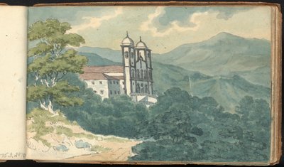 Álbum de Estudos da Paisagem e das Figuras: Villa nas Montanhas de Thomas Bradshaw