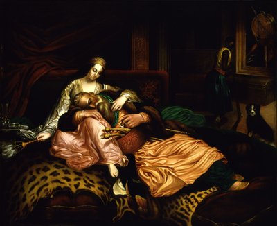 (Cena interior com o Sultão e a Concubina) de Thomas Buchanan Read