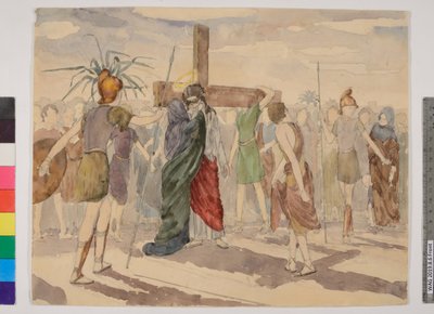 Verónica limpa o rosto de Jesus de Thomas Burke