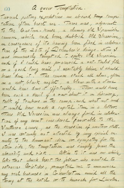 Thomas Butler Gunn Diaries - Volume 15, página 70, 12 de janeiro de 1861 de Thomas Butler Gunn