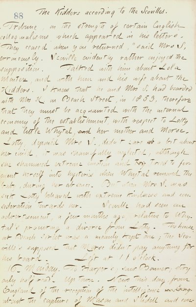 Thomas Butler Gunn Diaries- Volume 18, página 99, 15 de dezembro de 1861 de Thomas Butler Gunn