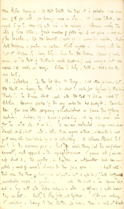 Diários de Thomas Butler Gunn - Volume 2, página 155, 15-16 de agosto de 1851 de Thomas Butler Gunn