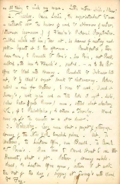 Diários de Thomas Butler Gunn - Volume 5, página 83, 1-3 de novembro de 1852 de Thomas Butler Gunn