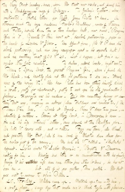 Diários de Thomas Butler Gunn - Volume 6, página 206, 24-25 de Novembro de 1853 de Thomas Butler Gunn