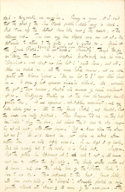 Thomas Butler Gunn Diaries - Volume 6, página 65, 14 de Agosto de 1853 de Thomas Butler Gunn