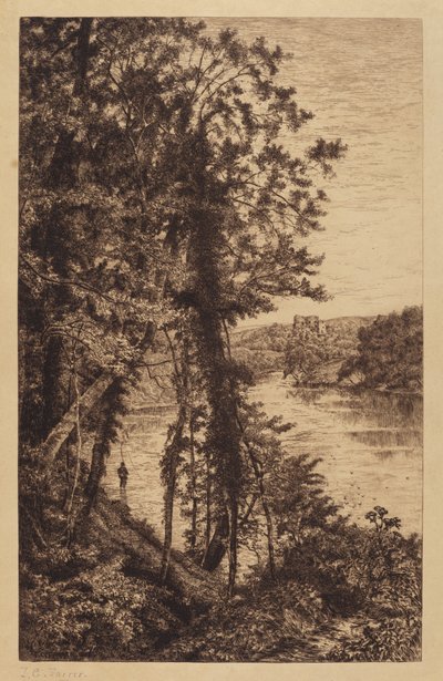 Sem título (Paisagem com Pescador) de Thomas C. Farrer
