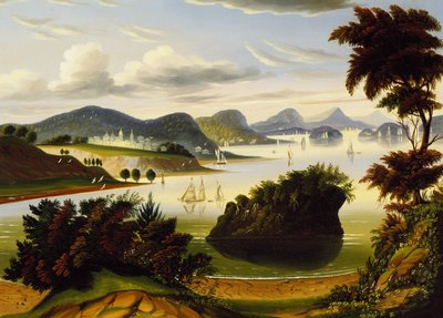 Eastport e Passamaquoddy Bay (vista do Vale do Hudson) de Thomas Chambers