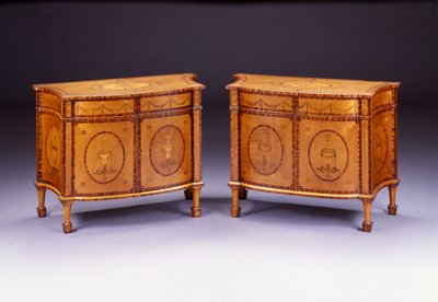 Par de mercadorias George III (harewood & kingwood) de Thomas Chippendale