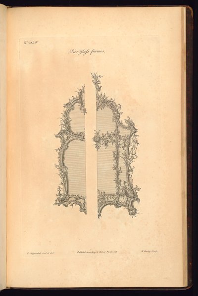 O diretor do cavalheiro e do marceneiro de Thomas Chippendale