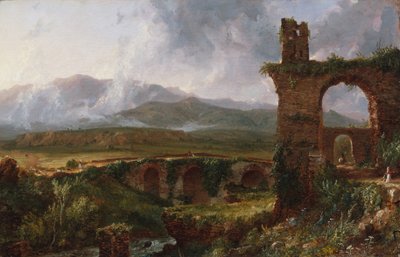 Uma vista perto de Tivoli (manhã) de Thomas Cole