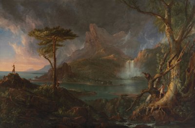 Uma cena selvagem de Thomas Cole