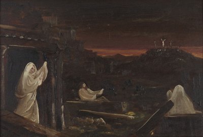 Mortos que se levantam dos túmulos de Thomas Cole