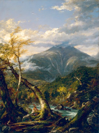 Monte Marcy do Rio Opalescente de Thomas Cole