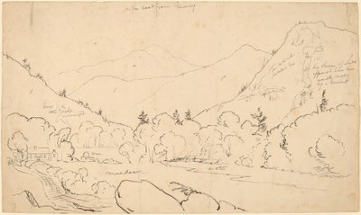 Na estrada de Conway de Thomas Cole
