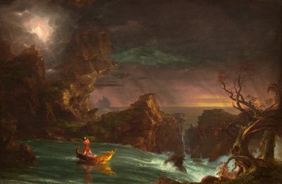 A Viagem da Vida: Masculinidade, 1842. de Thomas Cole