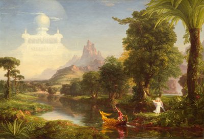The Voyage of Life: Youth, 1842. de Thomas Cole