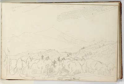 Vista da Montanha Schroon Olhando para o Norte 28 de Junho de Thomas Cole