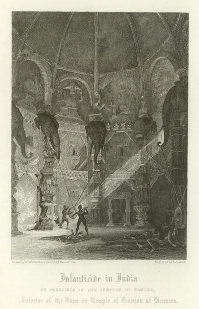 Infanticídio na Índia de Thomas Colman Dibdin