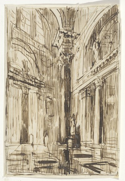 Interior da igreja em Roma de Thomas Cool
