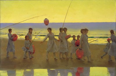 The Sand Bar de Thomas Cooper Gotch