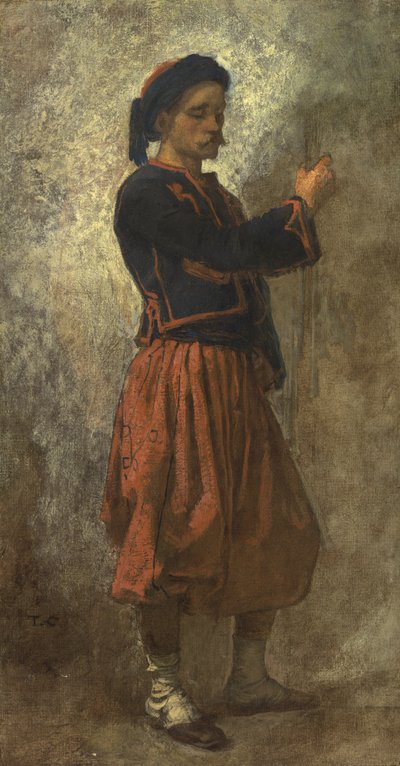 Um Zouave, 1856-62 de Thomas Couture
