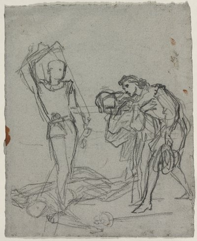 Duelo após a bola mascarada reto, c. 1857 de Thomas Couture