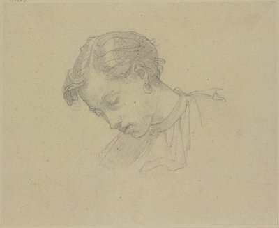 Cabeça de um jovem de Thomas Couture