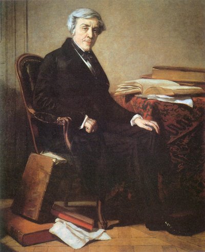 Retrato de Jules Michelet (1798-1874) de Thomas Couture