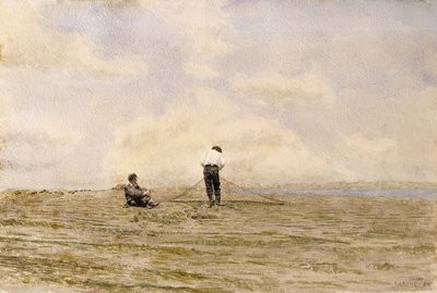 Reparando a Rede, 1882 de Thomas Cowperthwait Eakins