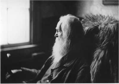 Walt Whitman em Camden, N.J., c.1891 (impressão a prata sobre papel) de Thomas Cowperthwait Eakins